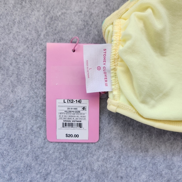 Stoney Clover Lane x Target NWT Palm Trees Bralette Bikini Top Size  L (12-14) - Picture 8 of 8